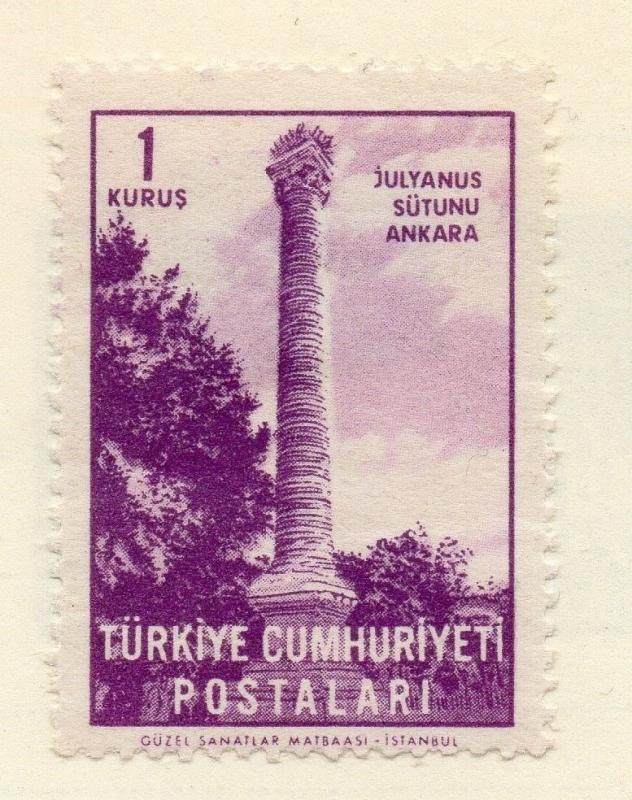 Turkey 1963 Early Issue Fine Mint Hinged 1k. 093940