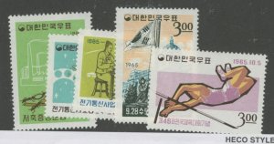 Korea #480-484 Mint (NH) Single (Complete Set)