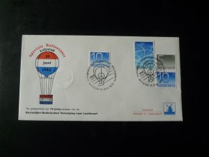 hot air balloon special cover Lelystadt Netherlands 1982