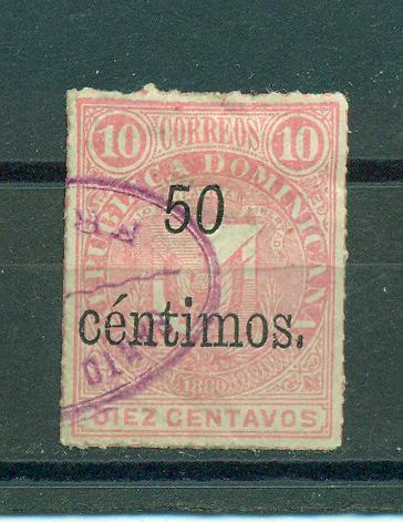 Dominican Republic sc# 61 used cat value $11.50