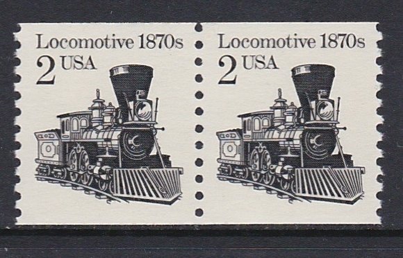 2226 Locomotive Coil Pair MNH