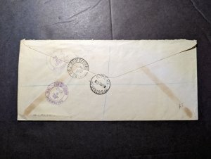 1942 Registered Trinidad and Tobago Airmail Cover to Baltimore MD USA