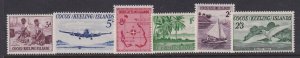 Cocos Islands, Scott 1-6 (SG 1-6), MNH