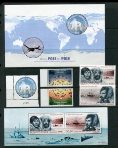 Greenland Stamps 678 - 687 Singles, Booklet, Sheet 2014 Polar Bear Christmas MNH
