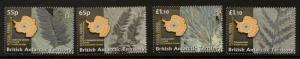 BRITISH ANTARCTIC TERR. SG486/9 2008 FOSSIL FERNS MNH