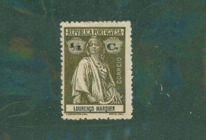 Portugese Lourenco Marques 116 MH BIN $0.50