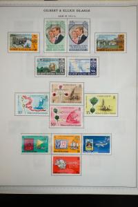 Gilbert & Ellice Rather Complete 1960 - 1970's Stamp Collection