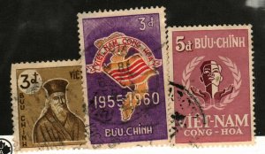 Vietnam #91, 148, 172 used