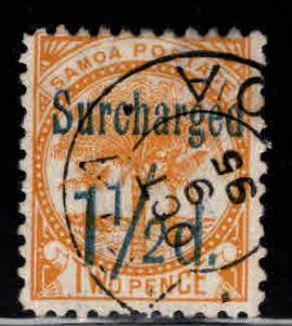 Samoa Scott 24 Used surcharged stamp