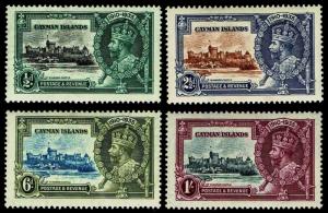 1935 Cayman Islands #81-84 KGV Watermark 4 - OGXXLH - VF - CV$21.60 (ESP#3224)