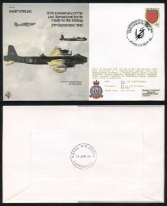 B28a 40th Anniv of the Last Operational Sortie Made by a Stirling Standard Cover