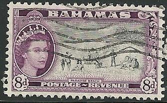 Bahamas - 166  - Used  - SCV-0.45