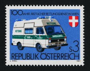Austria 1201 MNH Ambulance