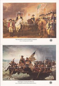 US Stamp - 1976 American Revolution - Set of 4 Souvenir Sheets #1686-9