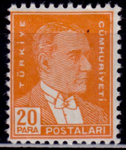 Turkey, 1931-38, Mustafa Kemal Pasha, 20pa, MLH