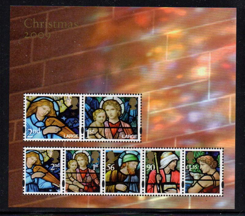 Great Britain Sc 2716 2009 Christmas stamp sheet mint NH