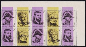 Australia Scott 546-549 Block of 10 (1973) Mint NH VF Complete Set M