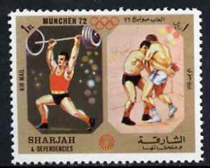 Sharjah 1972 Weightlifting & Wrestling (1R) from Olym...