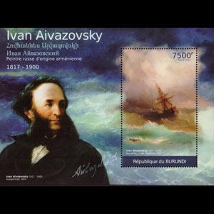 BURUNDI 2012 - Scott# 1045 S/S Aivazovsky Ptg NH