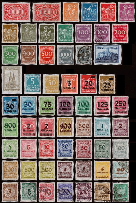 Germany Scott 17 // 758 (1872-1956) Used/Mint H F-VF, CV $246.75 B