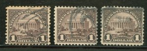 United States #571 Used Multiple