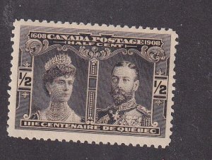 CANADA # 96 VF-MNH QUEBEC ISSUE CAT VALUE $45 AT 20% KING AND PRINCESS