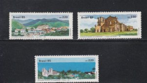 Brazil # 1979-1981, Missions,, Mint NH, 1/2 Cat.