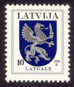 Latvia Sc# 368 MNH Coat of Arms - Latgale (1994)