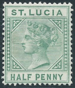 St Lucia, Sc #27, 1/2d MH