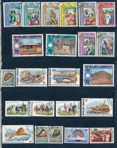 D395574 Togo Nice selection of VFU Used stamps