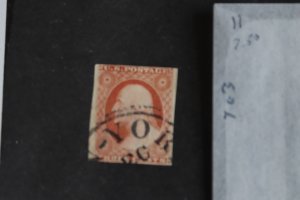 Scott US 11 used (#763)