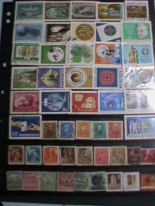 HUANGRY STAMP- COLLECTION-50 DIFFERENT VERY OLD & MODERN USED STAMPS-CAT.$18