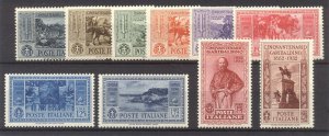 ITALY #280-89 Mint NH - 1932 Garibaldi Set
