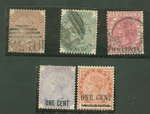 Mauritius #69-70/88-90  Multiple
