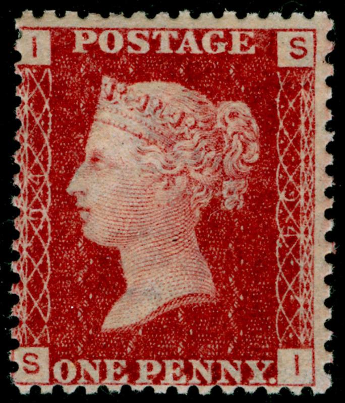 SG44, 1d lake-red plate 94, M MINT. Cat £65. SI