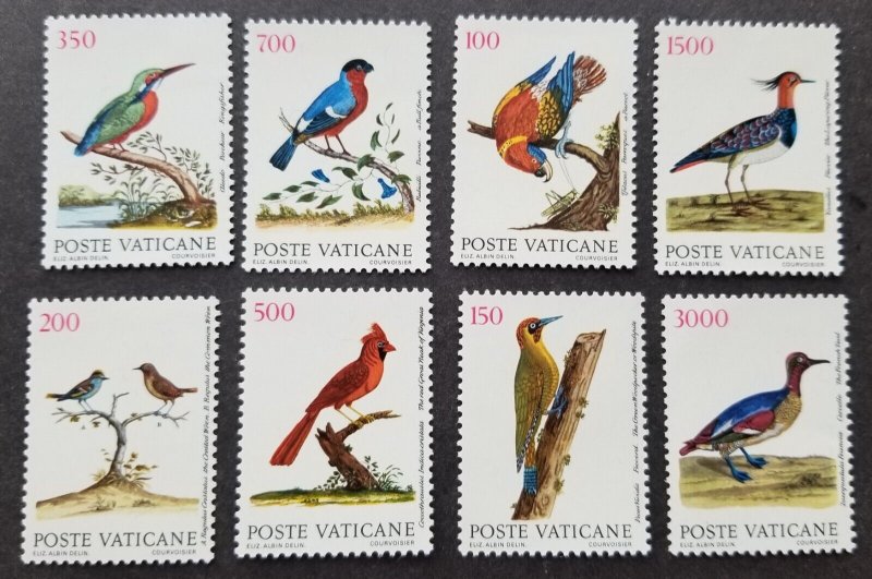 *FREE SHIP Vatican Birds 1989 Kingfisher Woodpecker Parrot Fauna (stamp) MNH