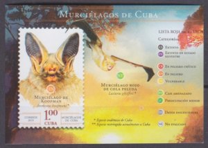 2019 Cuba 6551/B374 The bats
