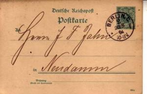 Germany, Government Postal Card