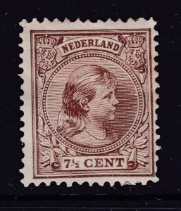 Netherlands a MH 7.5c from the 1891 series