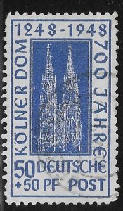 Germany B301 1948  single fine used