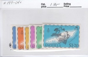 Anguilla 199-204 UPU mint