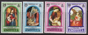 Anguilla #132-35 F-VF Mint LH * Christmas Paintings