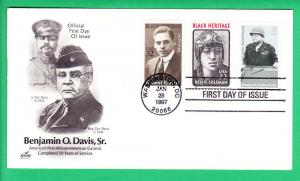 #3121 Benjamin Davis Combo Cover - Artcraft Cachet