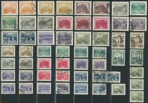 Austria #326-339 #340-353 Towns Postage Stamp Collection 1929-1932 Used Mint LH