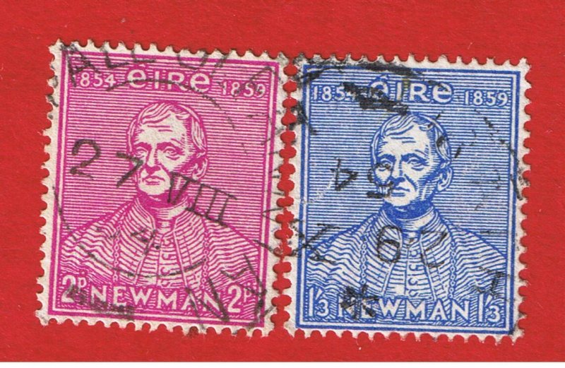 Ireland #153-154 VF used   Newman Free S/H