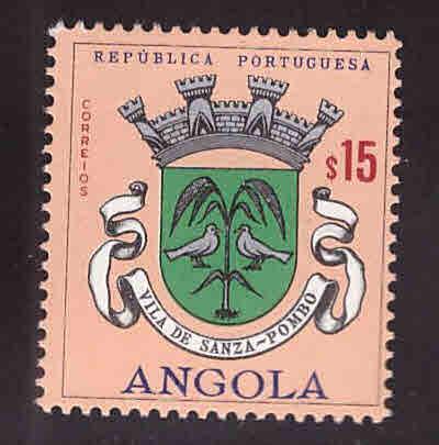 Angola  Scott 450 MNH** coat of arms stamp