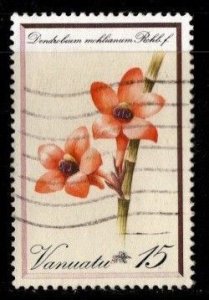 Vanuatu #326 Orchids  - Used
