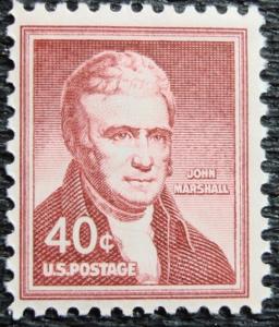 US #1050 MNH Single, John Marshall, SCV $1.50