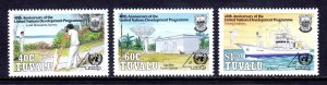 Tuvalu - Scott #555-557 - MNH - SCV $7.05