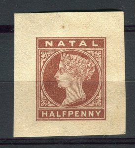 NATAL; 1890s-00s classic QV issue POSTAL STATIONARY PIECE